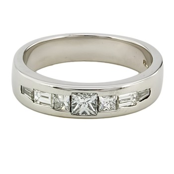 Platinum Diamond Wedding Ring size N